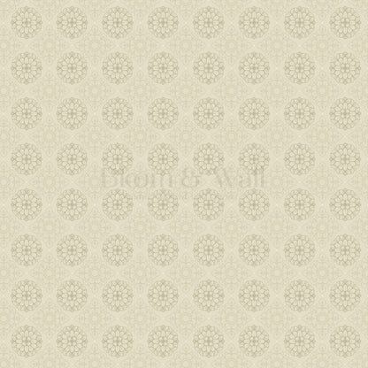 Reyna Broché Beige Wallpaper