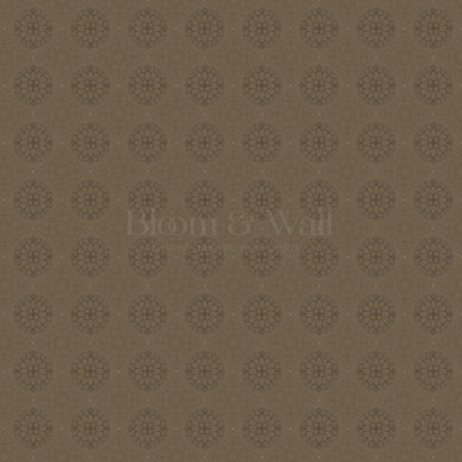 Reyna Broché Brown Wallpaper