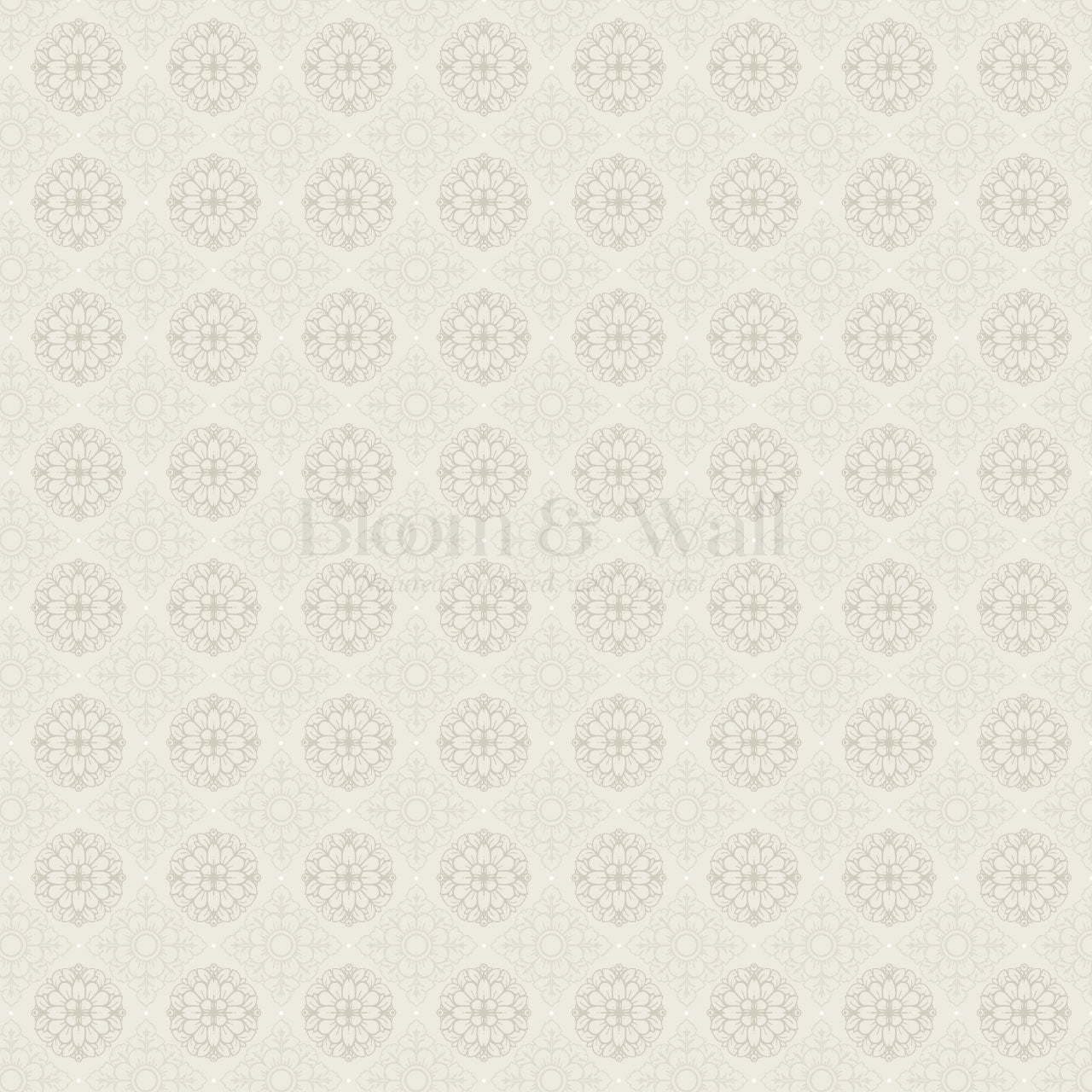 Reyna Broché Cream Wallpaper
