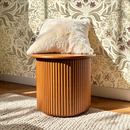 Rimia English Garden Warm Cream Olive Wallpaper