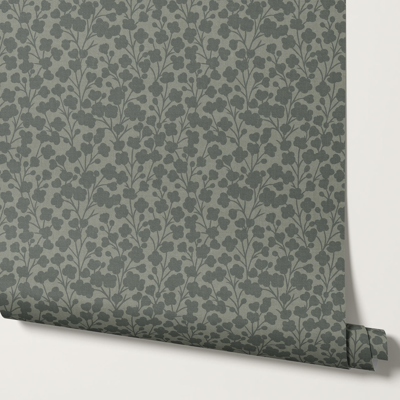 Riva Gypsophila Flowers Forest Wallpaper
