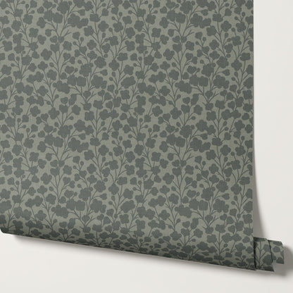 Riva Gypsophila Flowers Forest Wallpaper