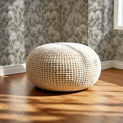 River Country Floral Olive Wallpaper