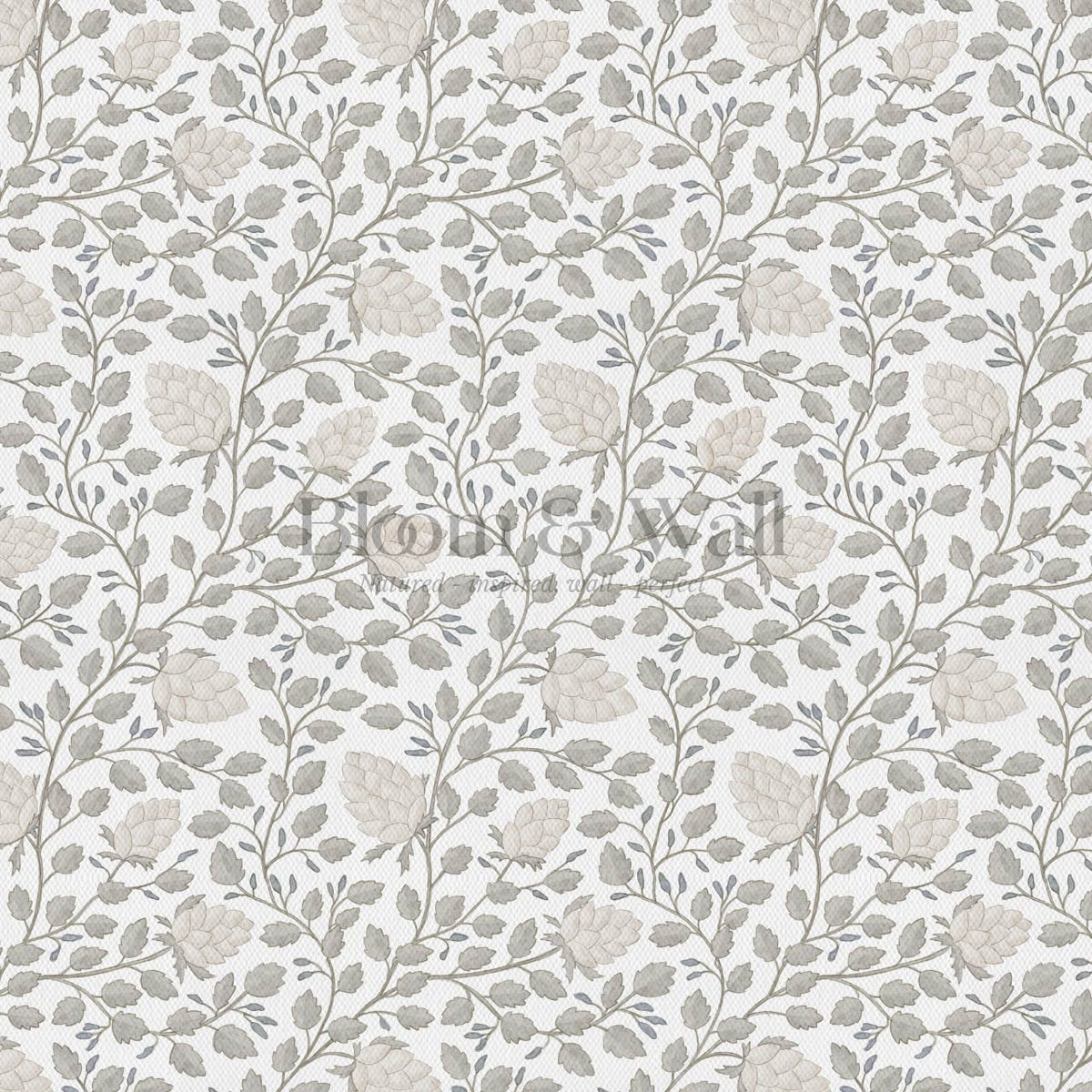 Romelia Hope Vine Soft Neutral Ivory Wallpaper