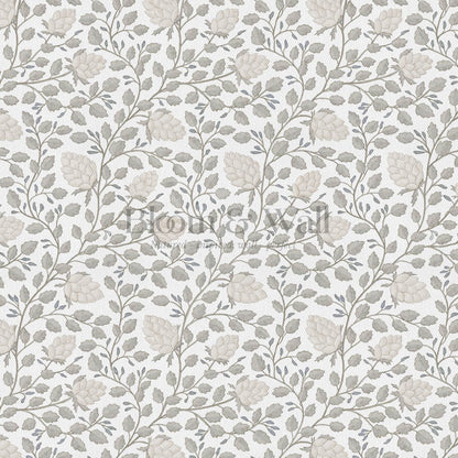 Romelia Hope Vine Soft Neutral Ivory Wallpaper