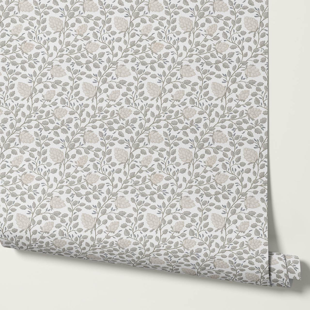 Romelia Hope Vine Soft Neutral Ivory Wallpaper