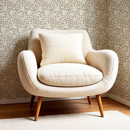 Romelia Hope Vine Neutral Beige Olive Wallpaper