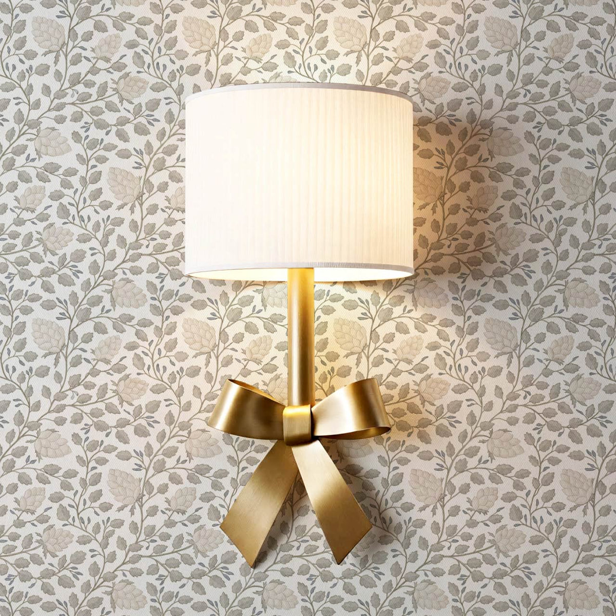 Romelia Hope Vine Soft Neutral Ivory Wallpaper