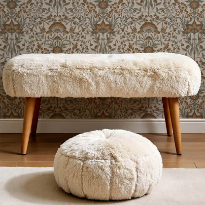 Romy Cottage Vines Autumn Brown Wallpaper