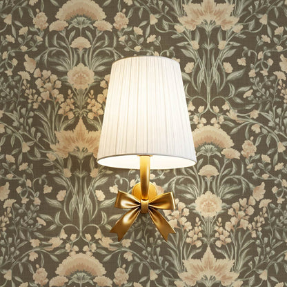 Romy Cottage Vines Autumn Drab Wallpaper