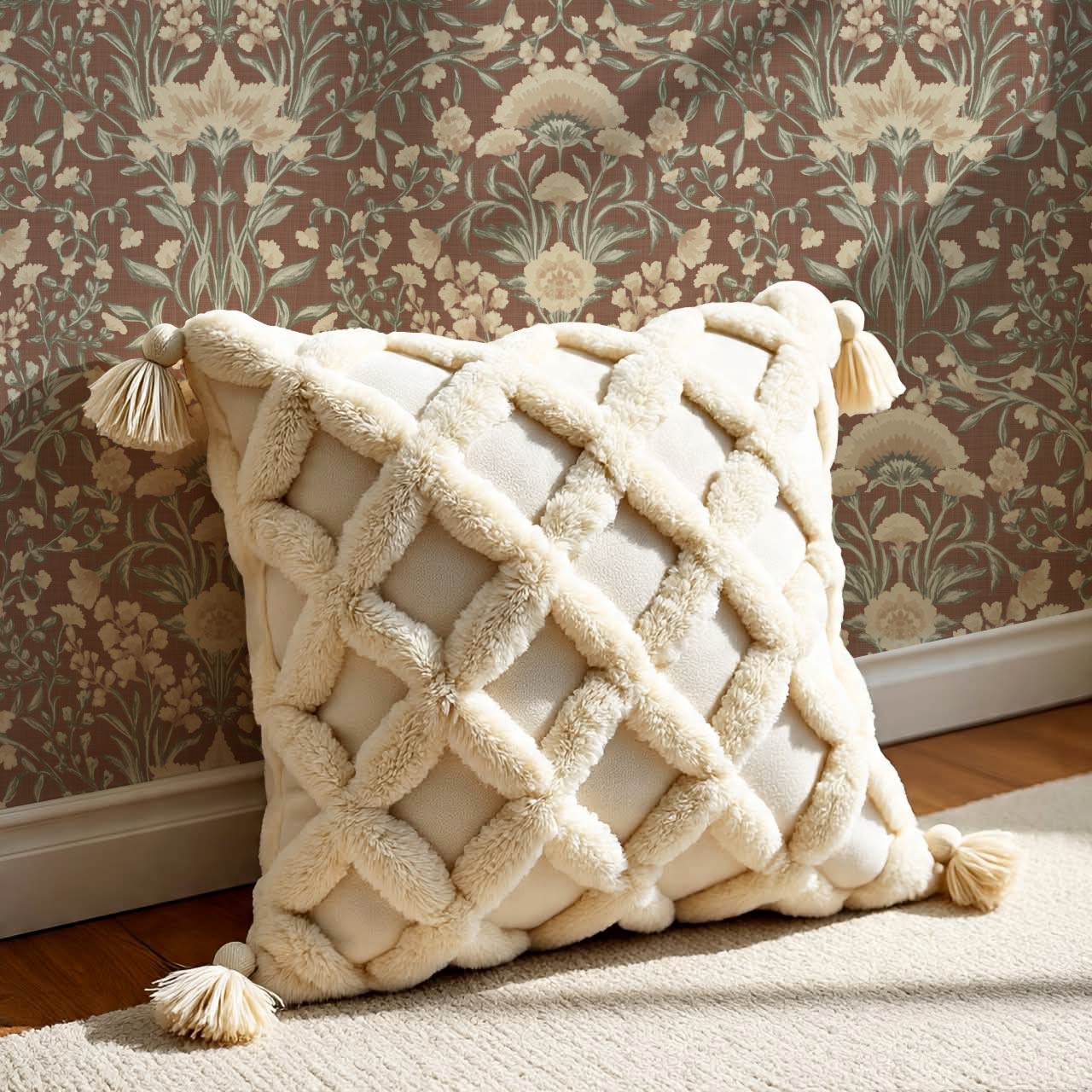 Romy Cottage Vines Autumn Clay Wallpaper