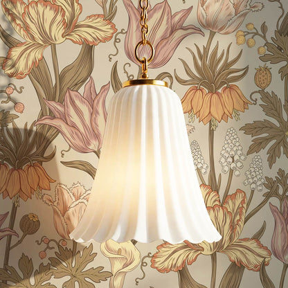 Rosa Tulips Autumn Beige Honey Wallpaper