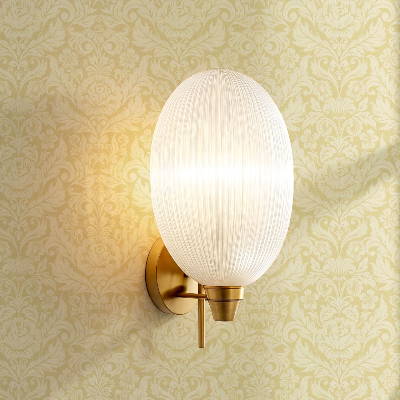 Rosalind Arya Versailles Damask Gold Wallpaper