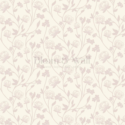 Rosario Delicate Blooms Butter Blush Wallpaper