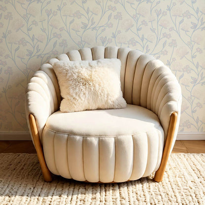 Rosario Delicate Blooms Sky Butter Wallpaper
