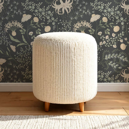 Rosette Nostalgic Wildflower Meadow Slate Sage Wallpaper