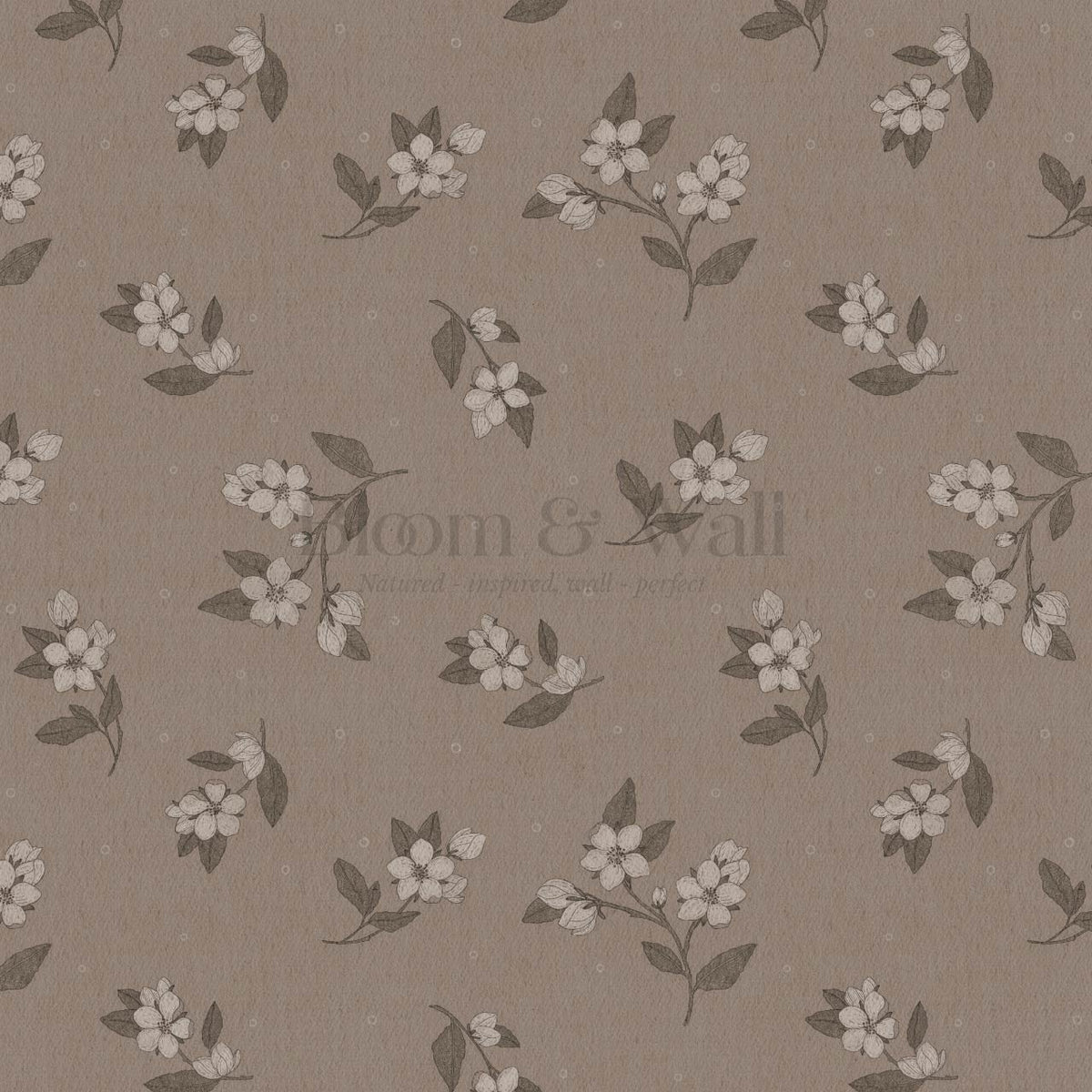 Rosina Apple Grove Deep Earth Wet Clay Wallpaper