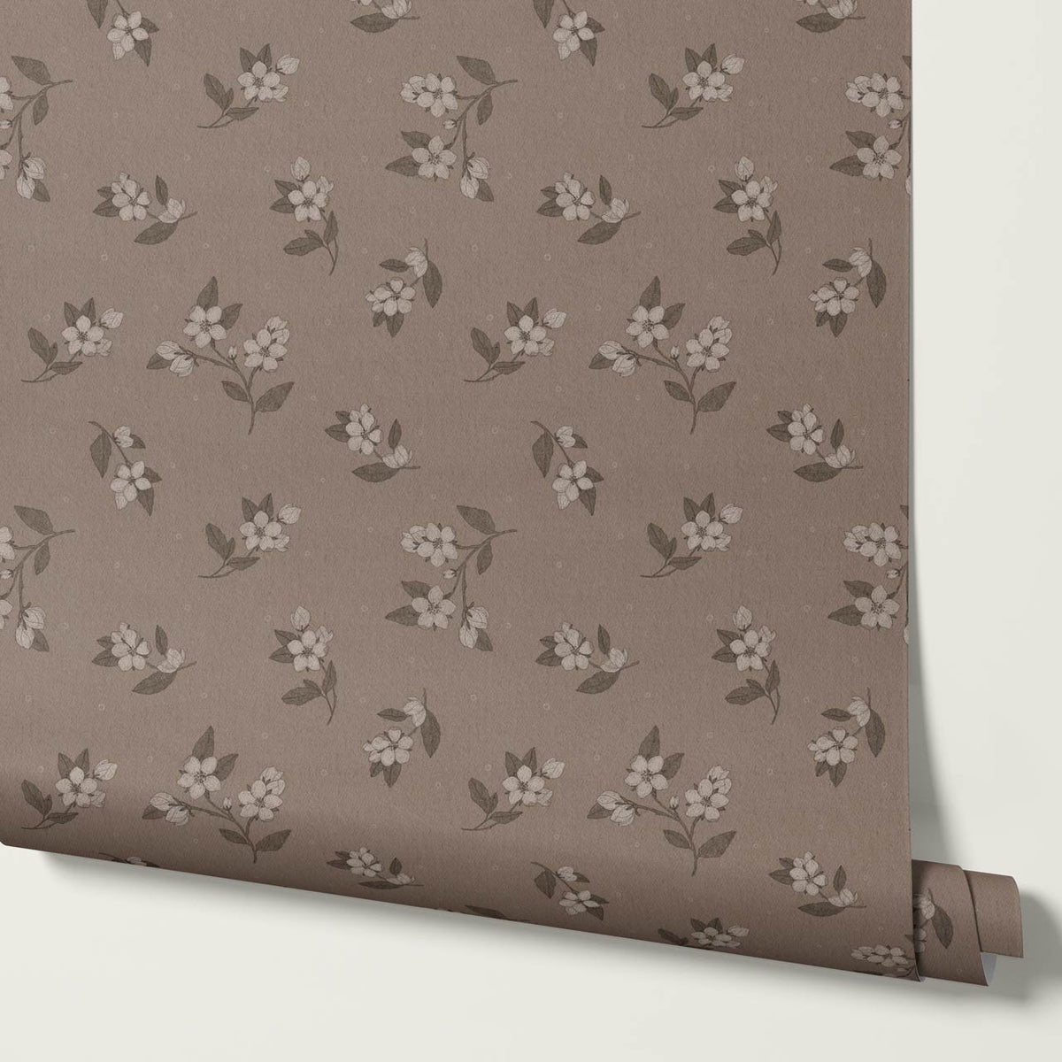 Rosina Apple Grove Deep Earth Wet Clay Wallpaper