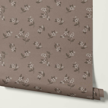 Rosina Apple Grove Deep Earth Wet Clay Wallpaper