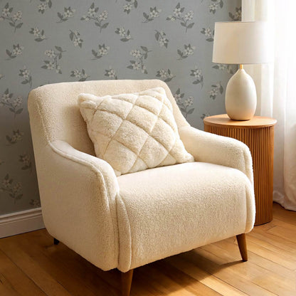 Rosina Apple Grove Sky Gray Slate Wallpaper