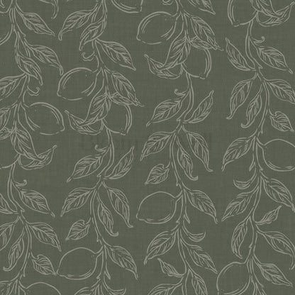 Ruby Rustic Lemons Forest Wallpaper