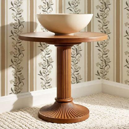 Rumi Climbing Coneflowers Grey Brown Wallpaper