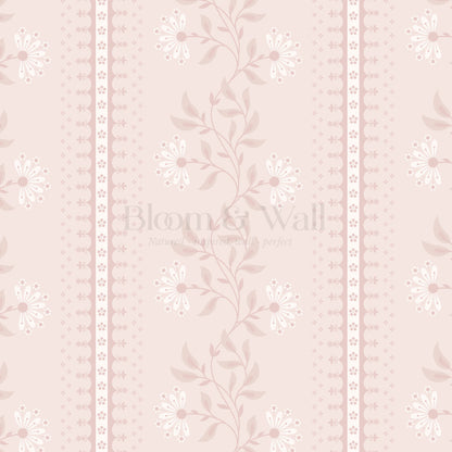 Ruth Serenade in Bloom Pink Wallpaper