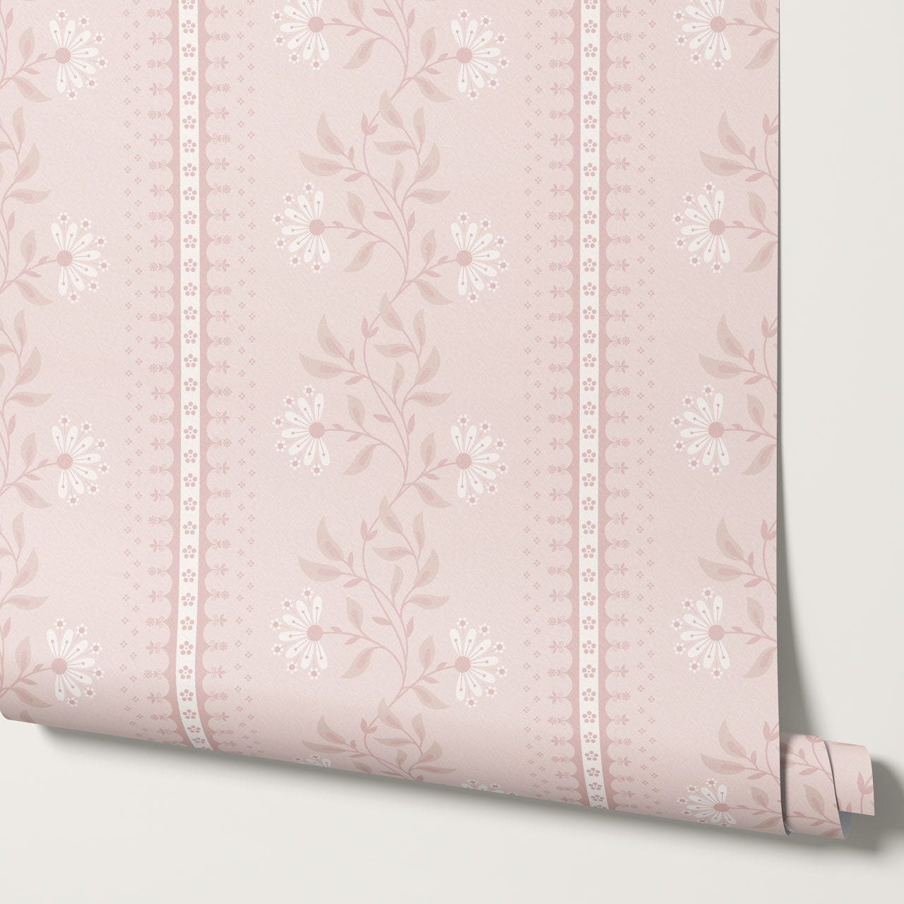 Ruth Serenade in Bloom Pink Wallpaper