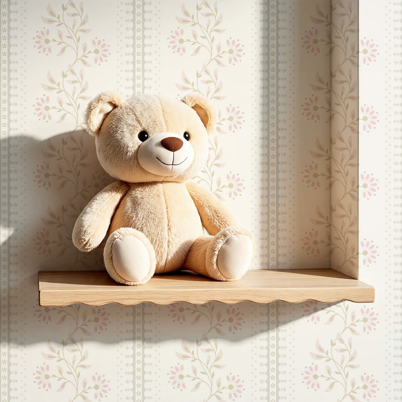 Ruth Serenade in Bloom Blush Wallpaper