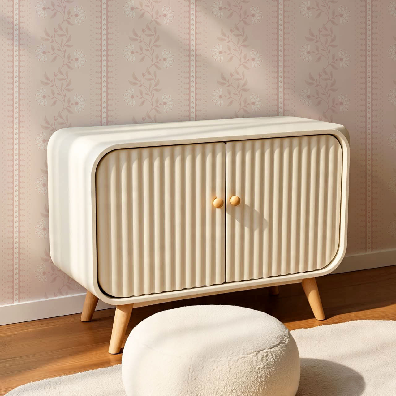 Ruth Serenade in Bloom Pink Wallpaper