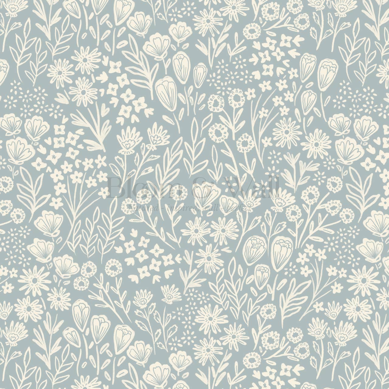 Sabella Summer Memories Sea Glass Ivory Wallpaper