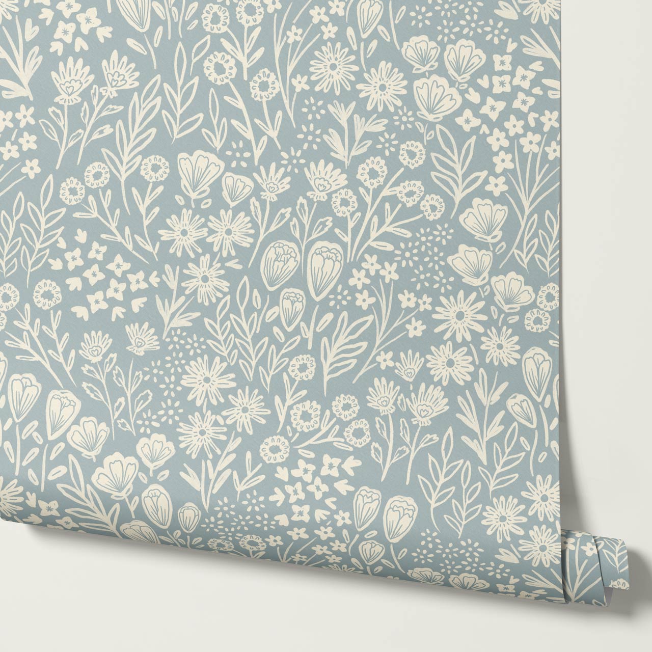 Sabella Summer Memories Sea Glass Ivory Wallpaper