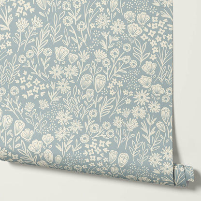 Sabella Summer Memories Sea Glass Ivory Wallpaper