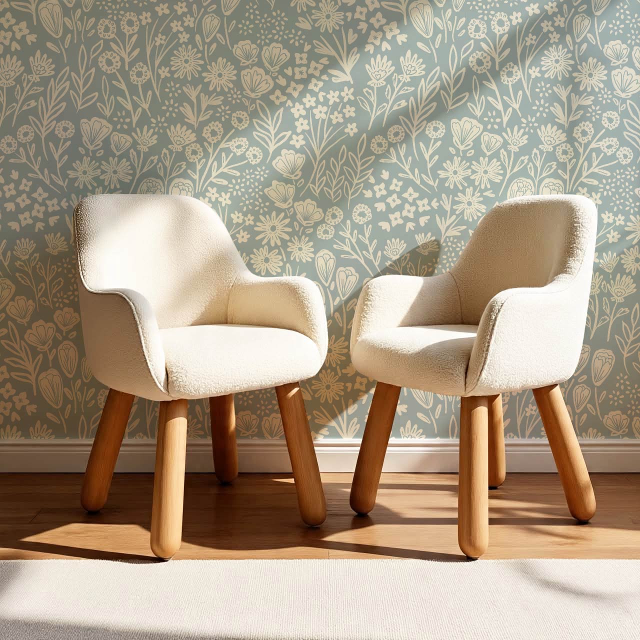 Sabella Summer Memories Sea Glass Ivory Wallpaper