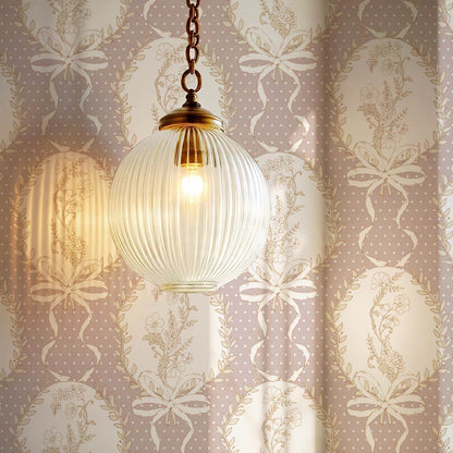 Saioa Rosie Posie Mauve Cream Beige Wallpaper