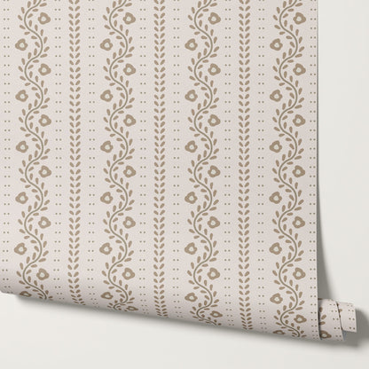 Samantha Vines Brown Wallpaper