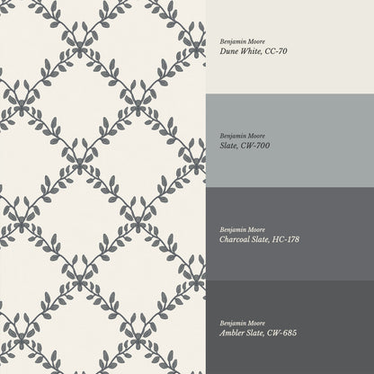 Sanita Vineries Slate Wallpaper