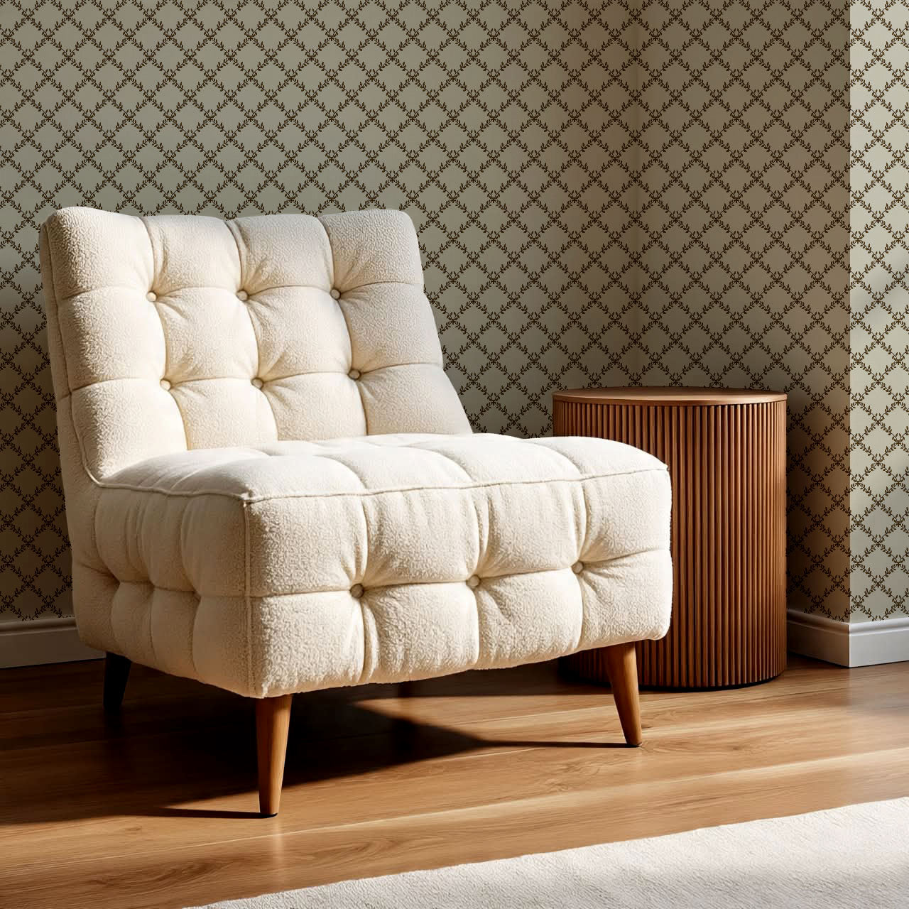 Sanita Vineries Olive Wallpaper