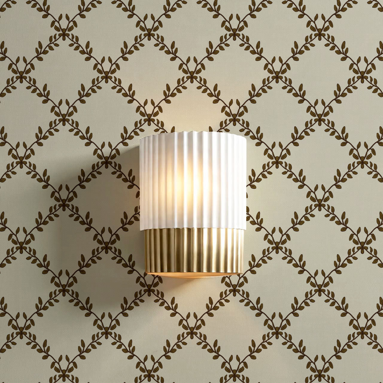 Sanita Vineries Olive Wallpaper