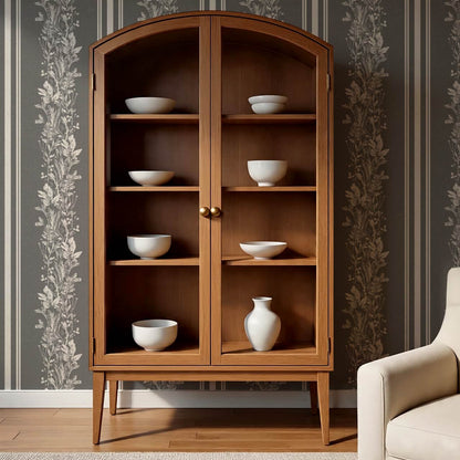 Sarai Wildflower Wide Stripes Slate Grey Wallpaper