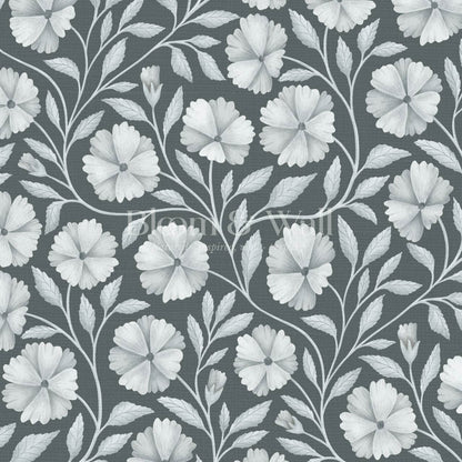 Sarra Cosmos Slate Smoke Wallpaper