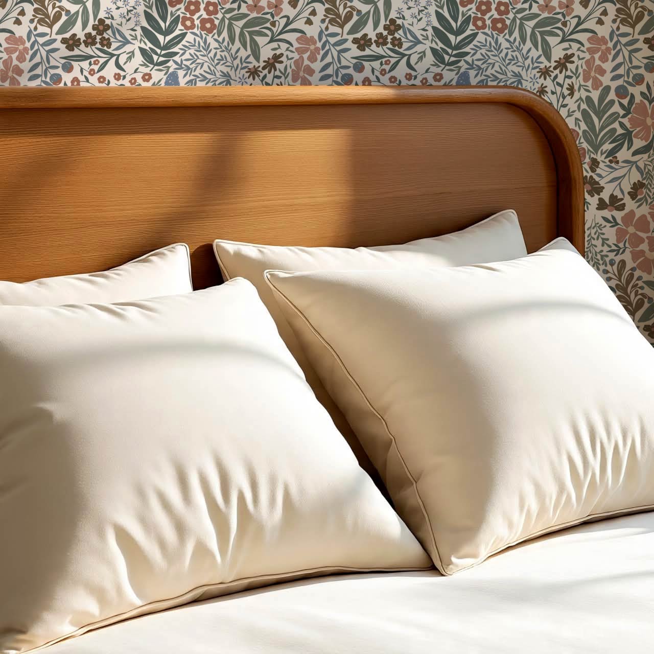 Savannah Garden Grove Floral Cream Earth Wallpaper