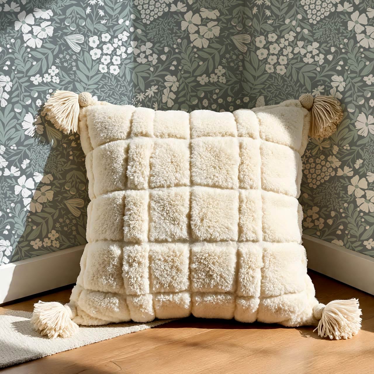 Savannah Garden Grove Slate Teal Wallpaper