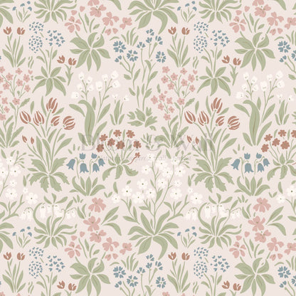 Saylor Millefleur Pink Wallpaper