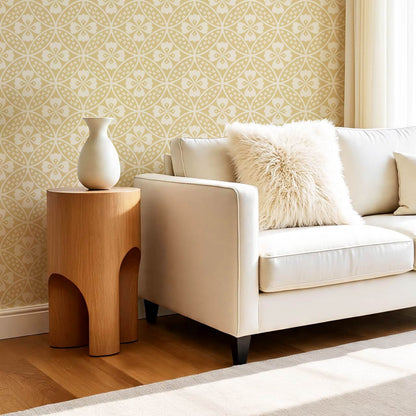 Scarlett Lotus Marigold Wallpaper