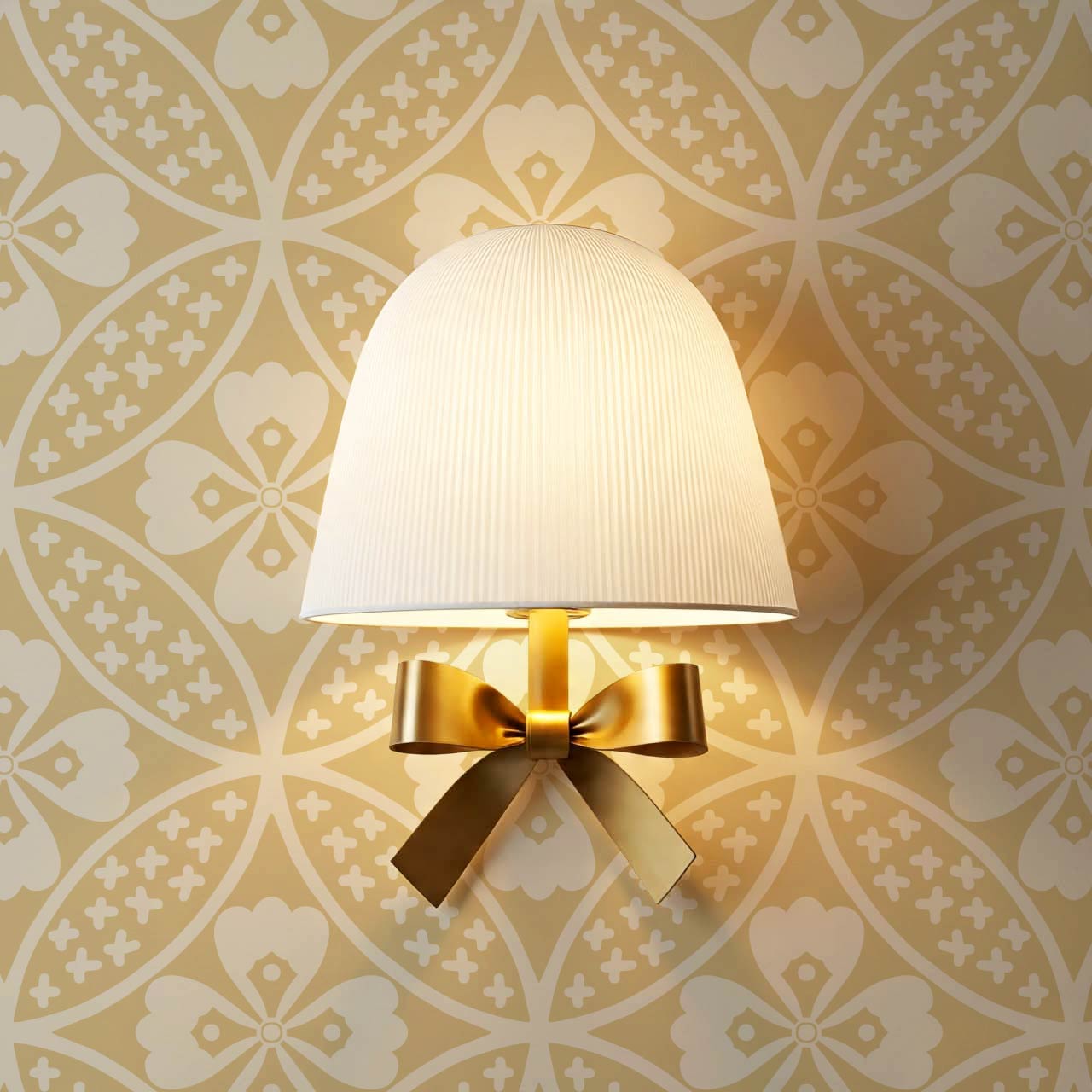 Scarlett Lotus Marigold Wallpaper