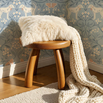 Scottie Puppy Dog Damask Coral Blue Wallpaper