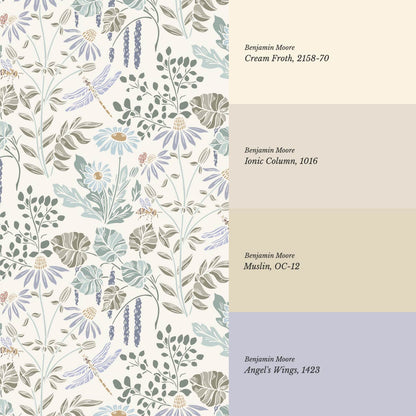 Selah Lake & Meadow Sky Cream Wallpaper