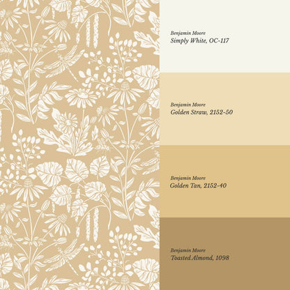 Selah Lake & Meadow Golden Wallpaper