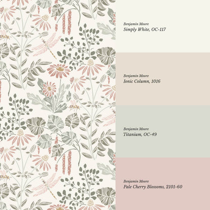 Selah Lake & Meadow Sage Blush Wallpaper